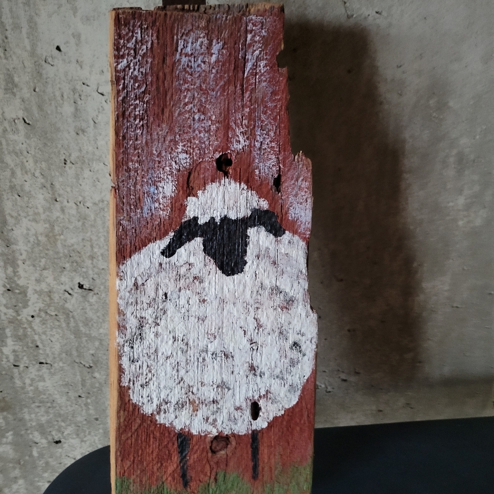 Folk art wall hanging